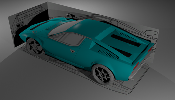 3ds max: Maserati Merak