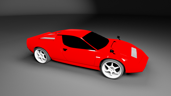 3ds max: Maserati Merak