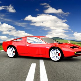 3ds max: Maserati Merak